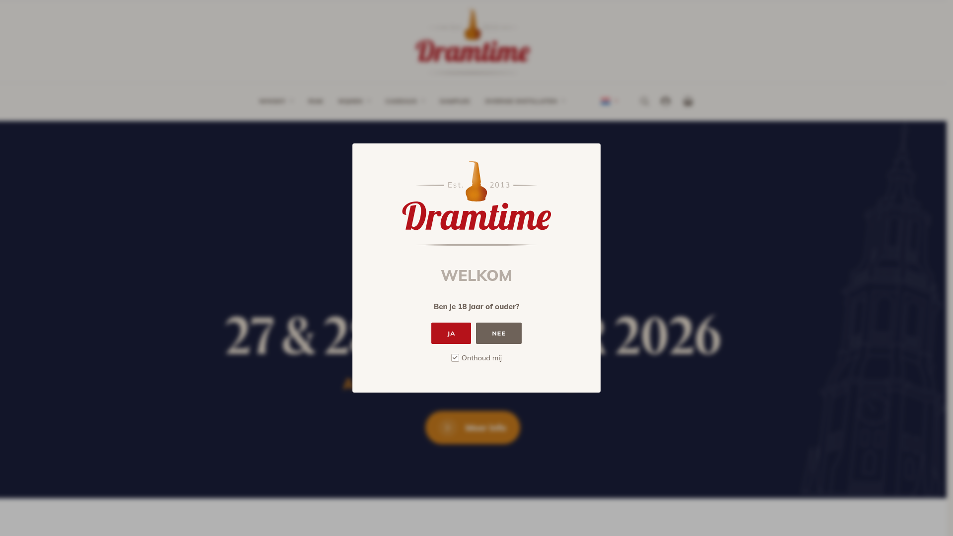 Screenshot van dramtime.nl