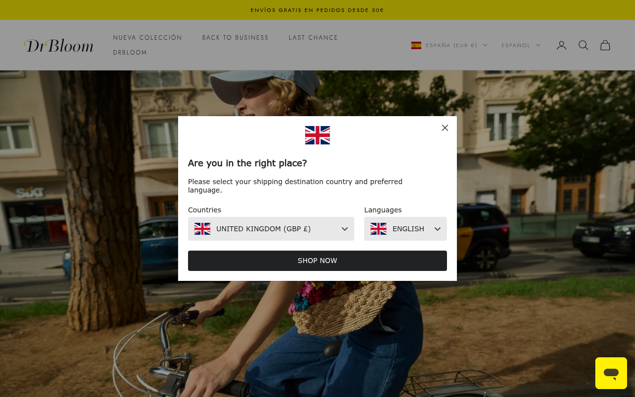 Screenshot van drbloom.es