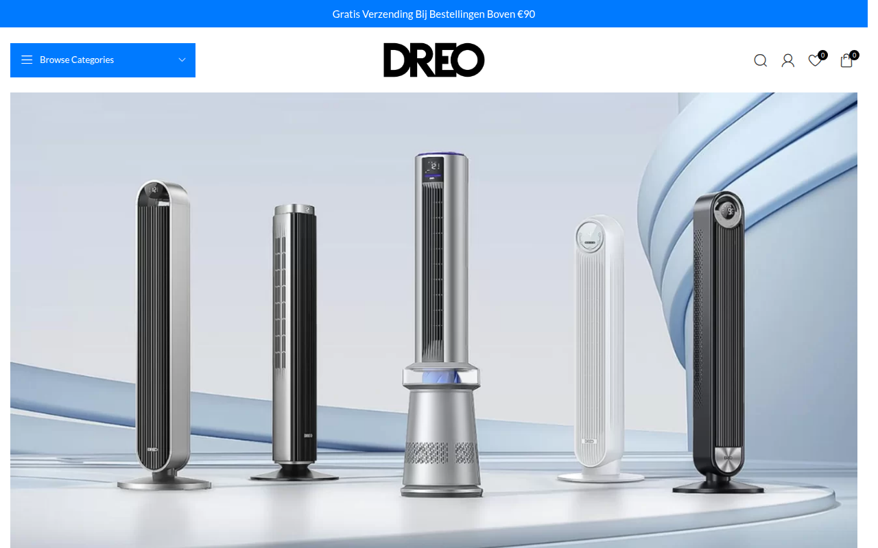 Screenshot van dreofannederland.com