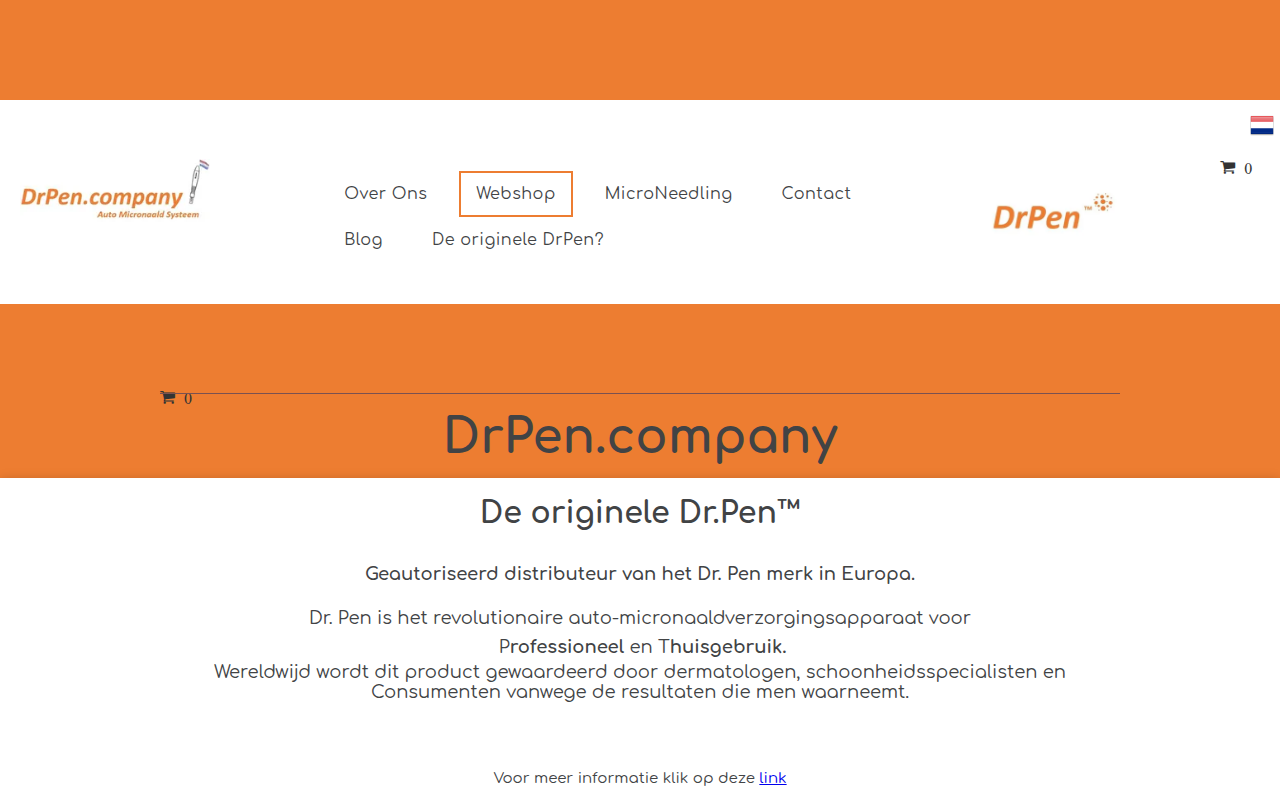 Screenshot van drpen.company