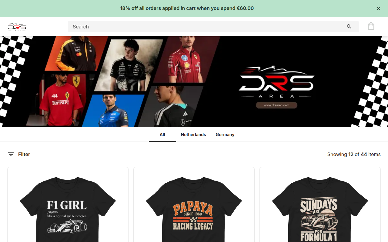 Screenshot van drsarea.com