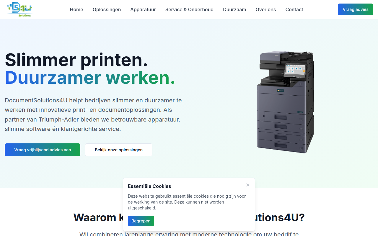 Screenshot van ds4u.nl