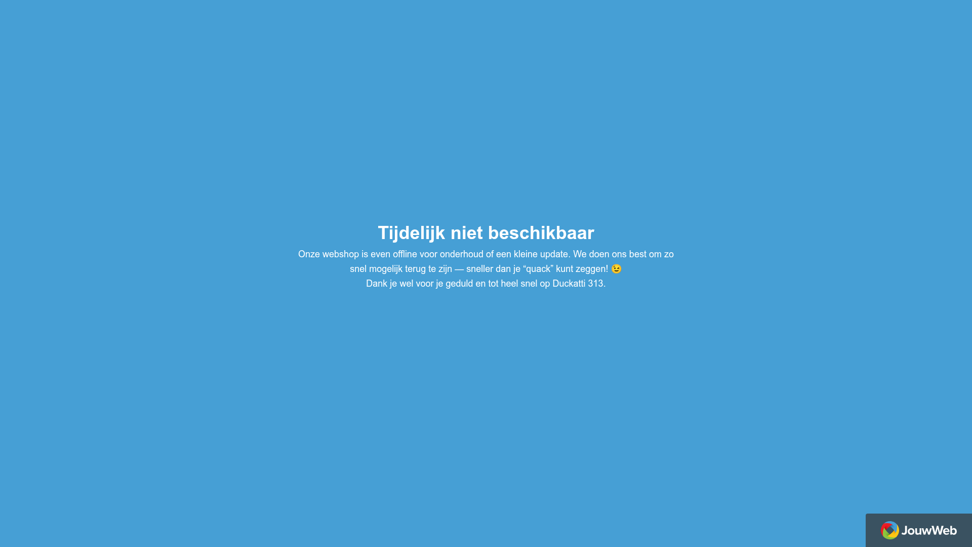 Screenshot van duckatti313.nl