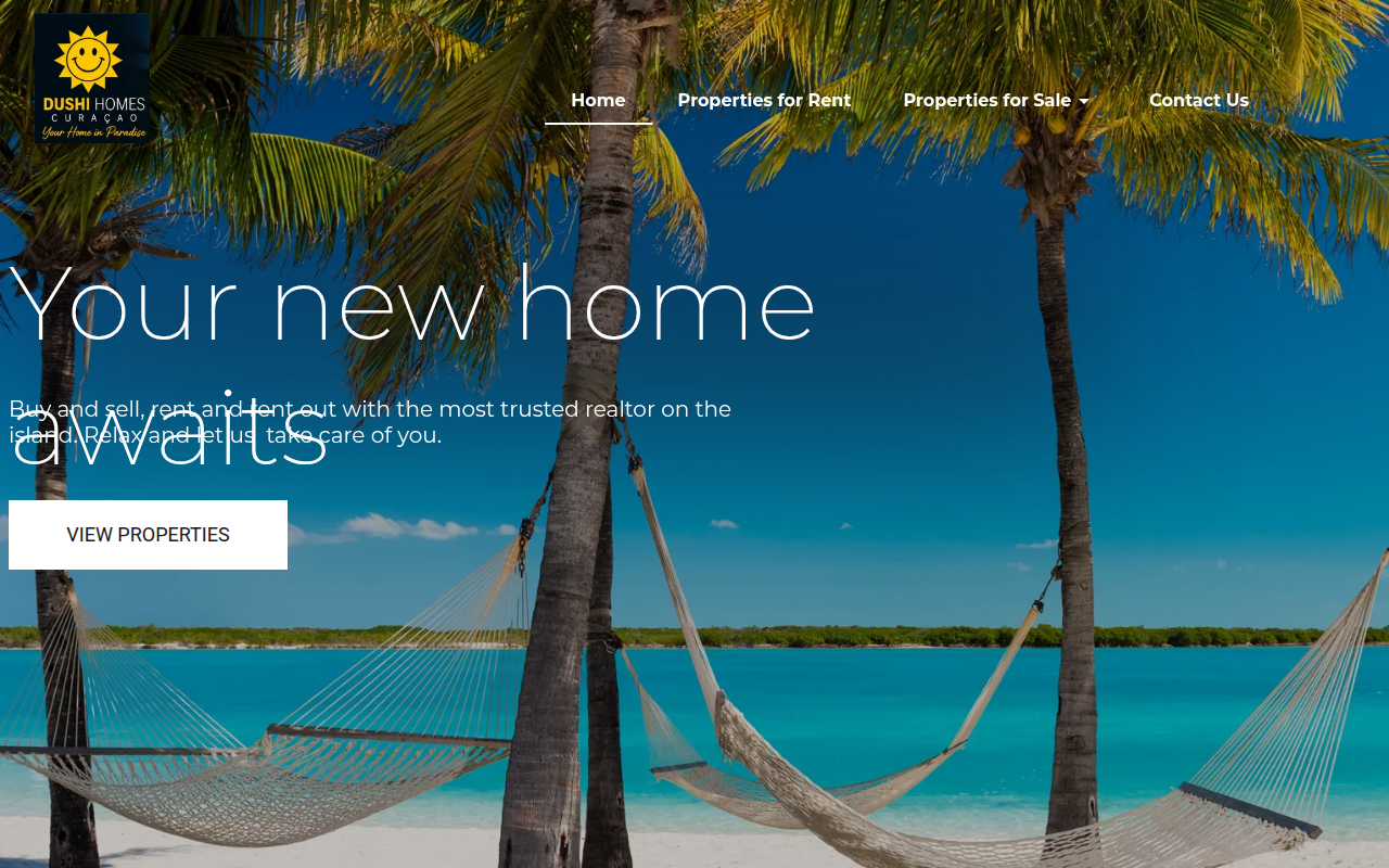 Screenshot van dushi-homes.com