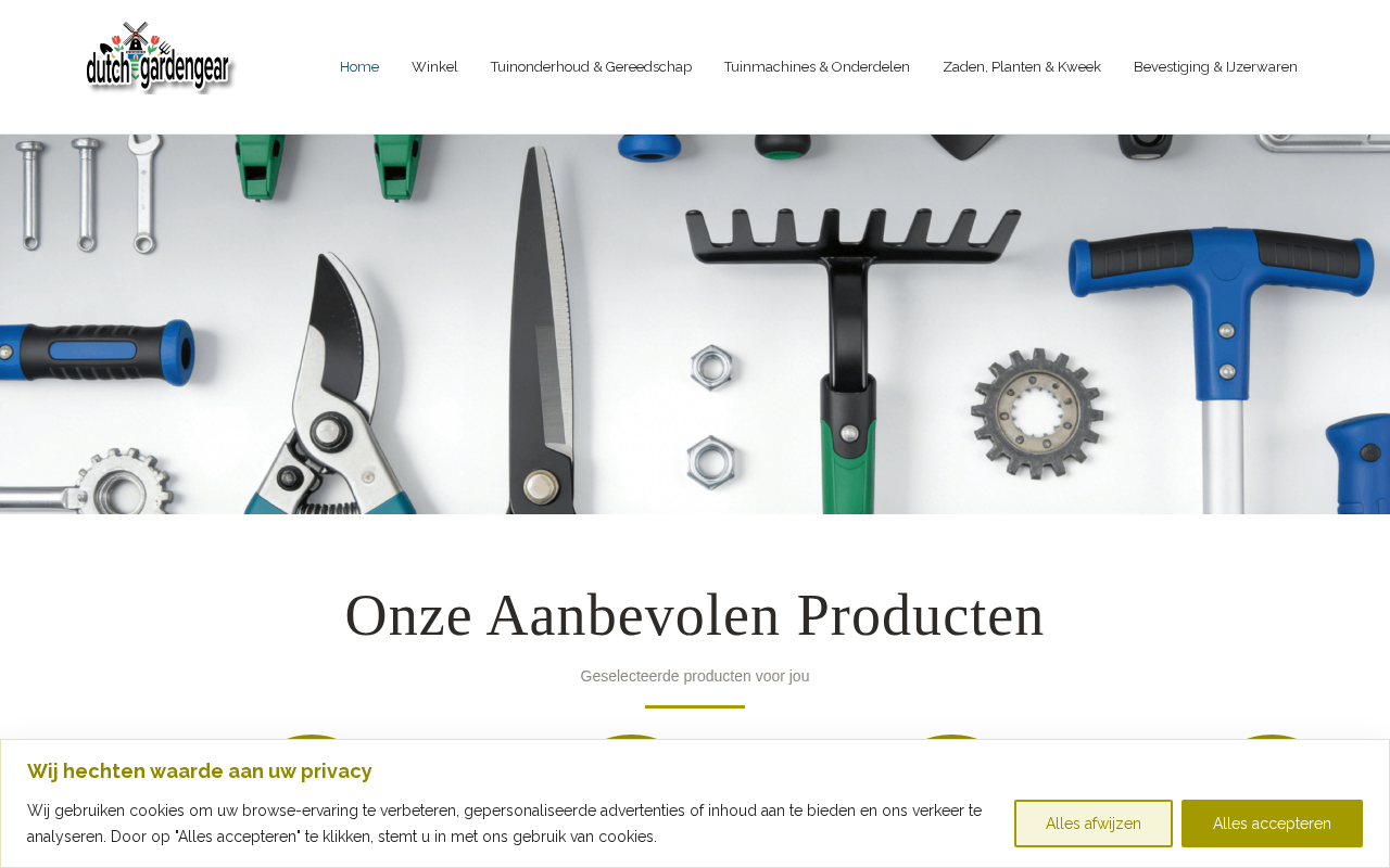Screenshot van dutchgardengear.com