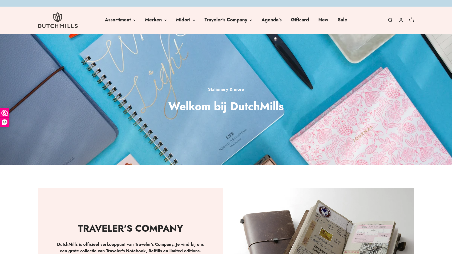Screenshot van dutchmills.nl