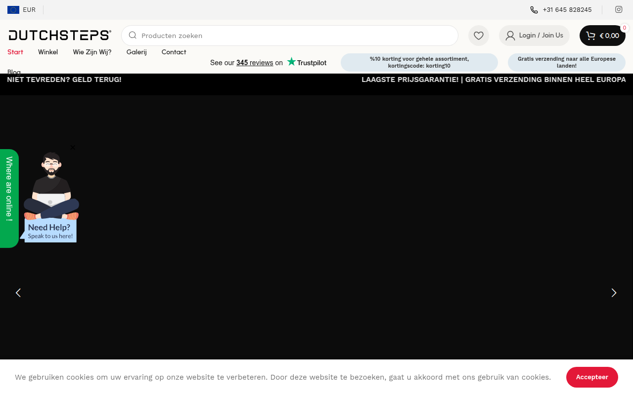 Screenshot van dutchsteps1.com