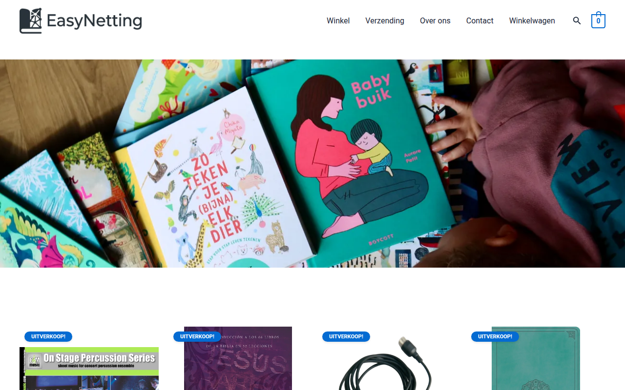 Screenshot van easynetting.com