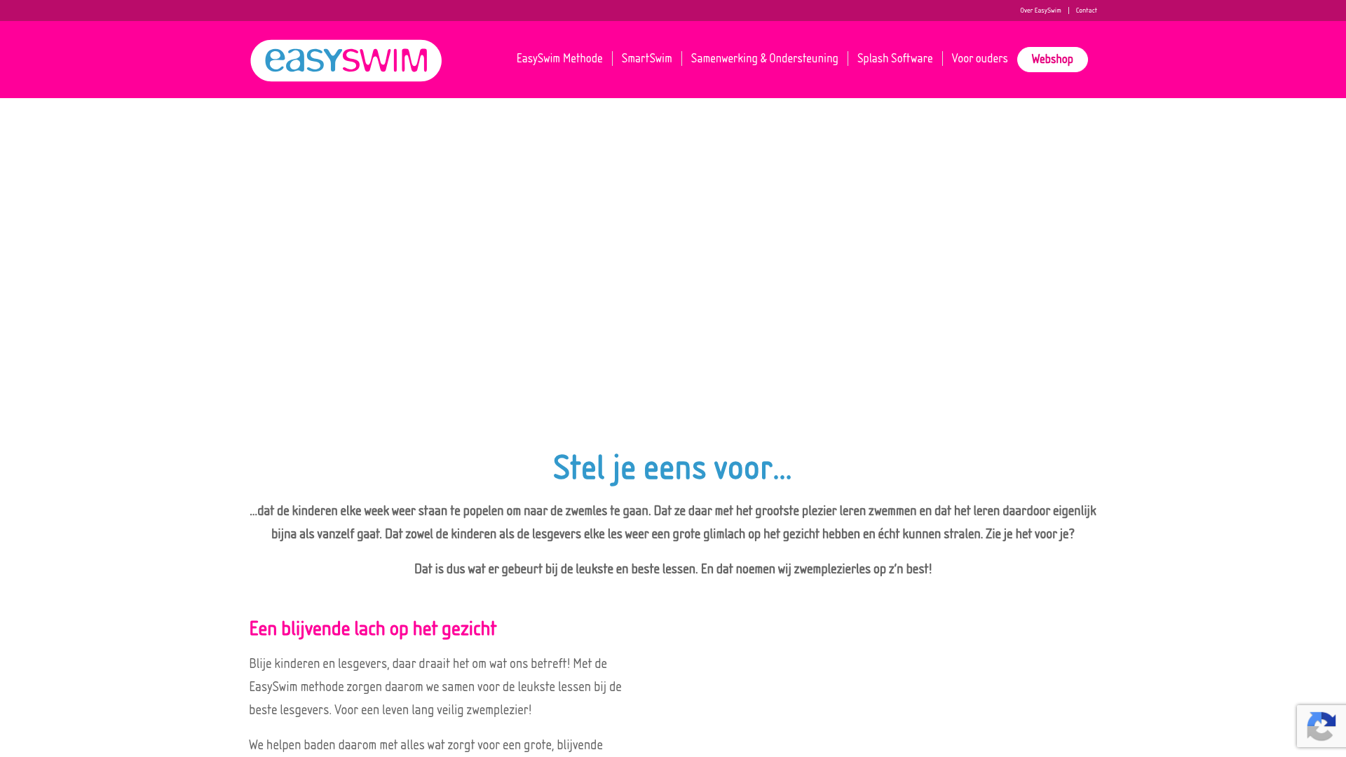 Screenshot van easyswim.com