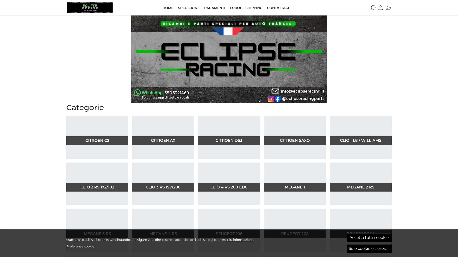 Screenshot van eclipseracing.it