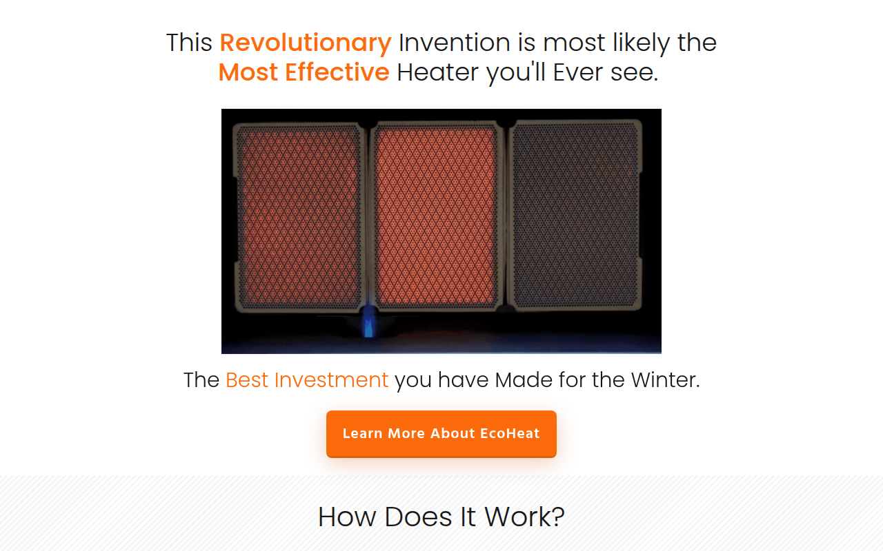 Screenshot van ecoheat.shop