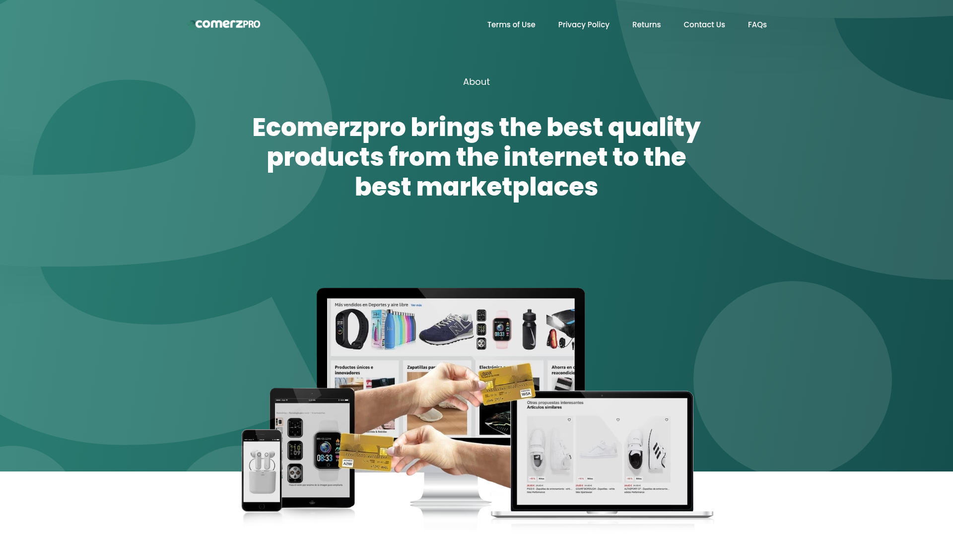 Screenshot van ecomerzpro.net
