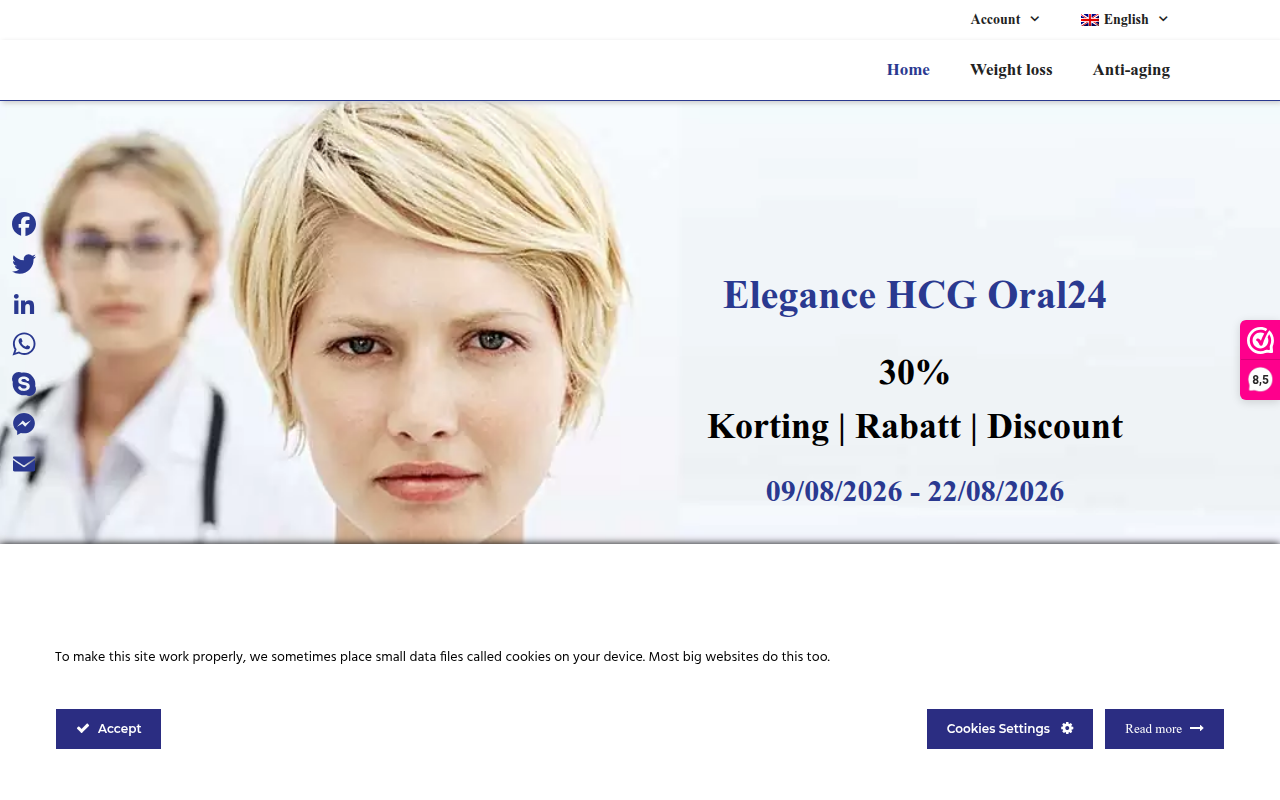 Screenshot van EcomMedics
