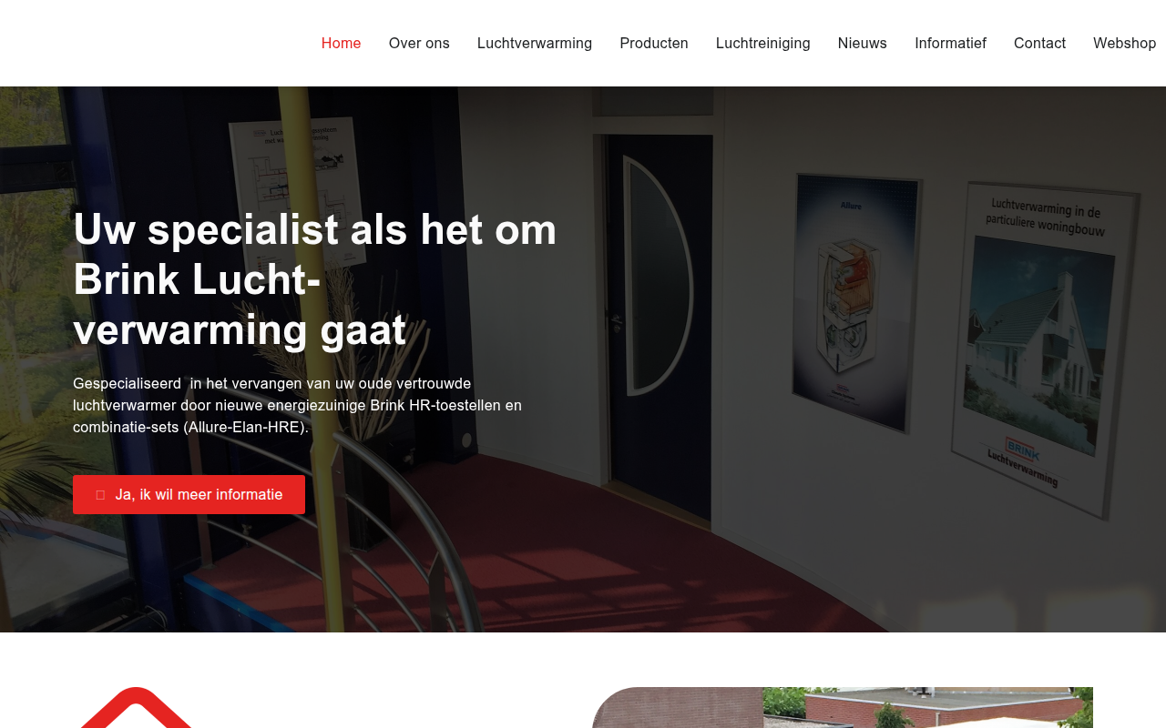 Screenshot van econvice.nl