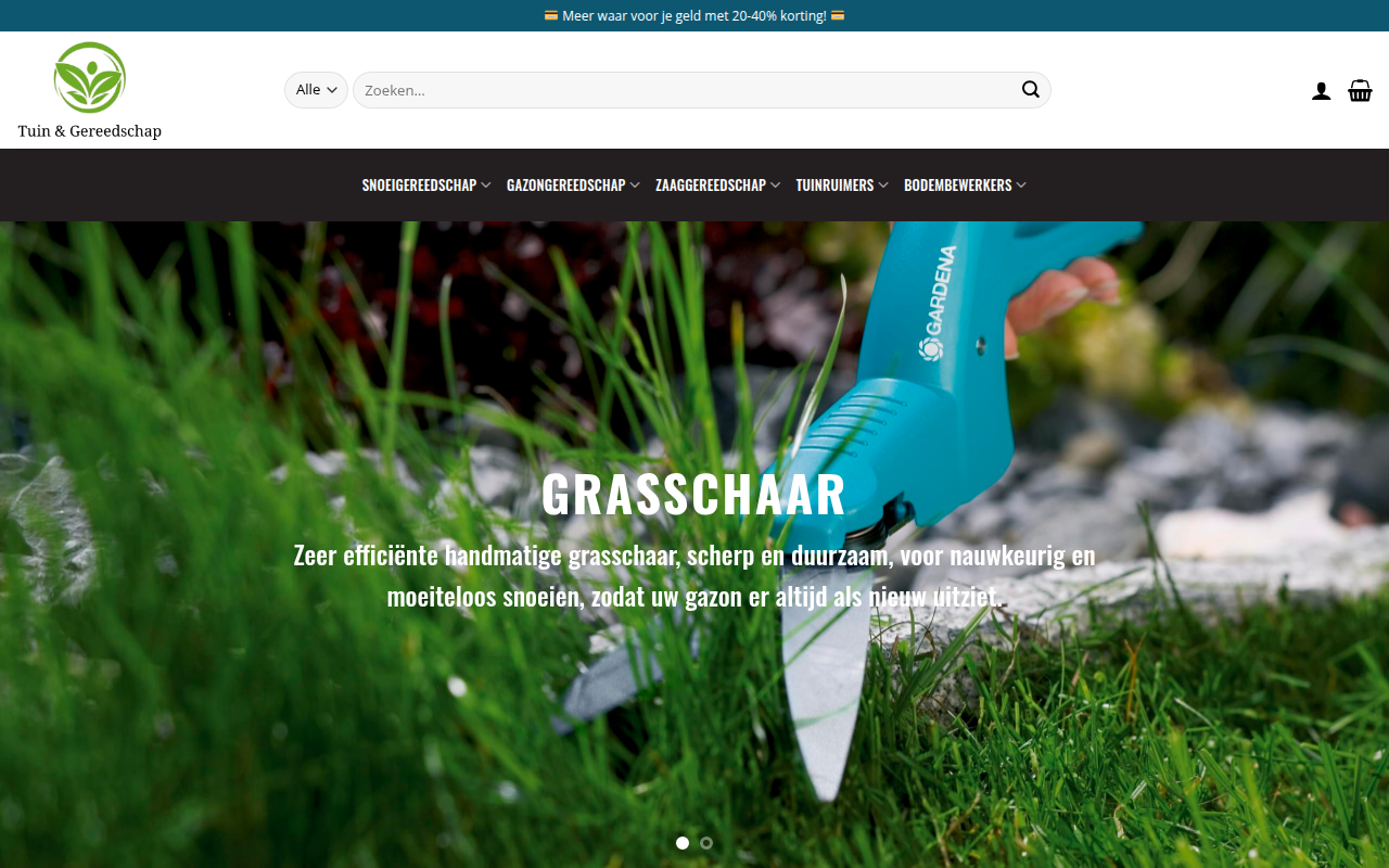 Screenshot van ecotuingereedschap.com
