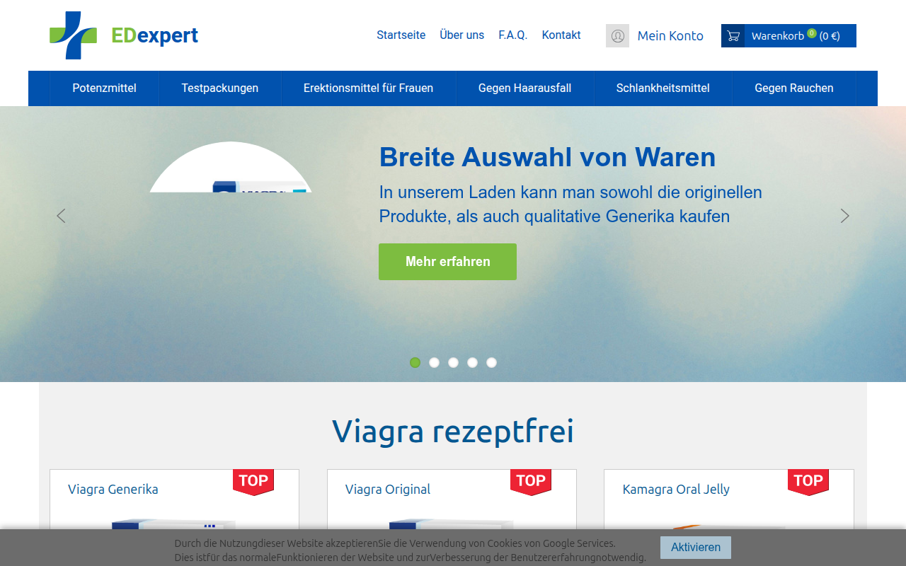 Screenshot van edexpert.de