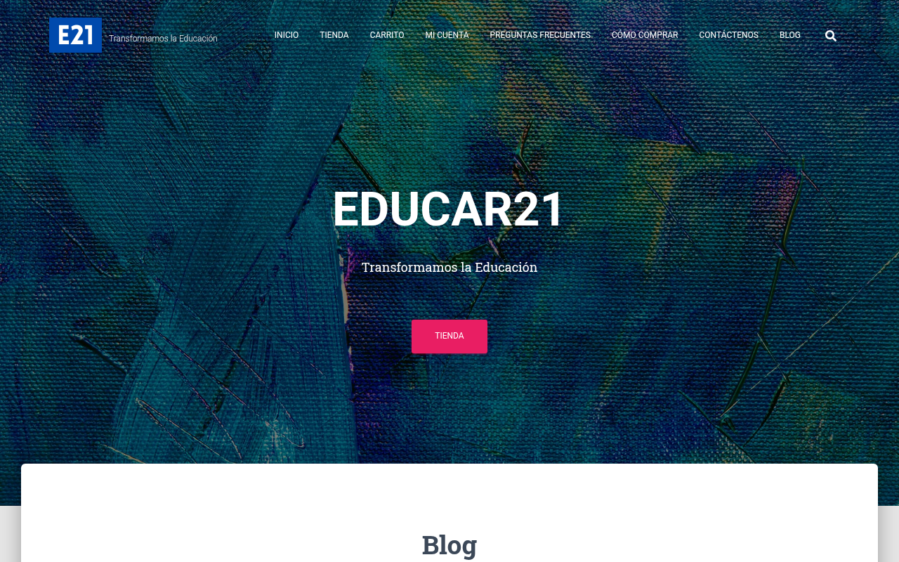 Screenshot van educar21.com