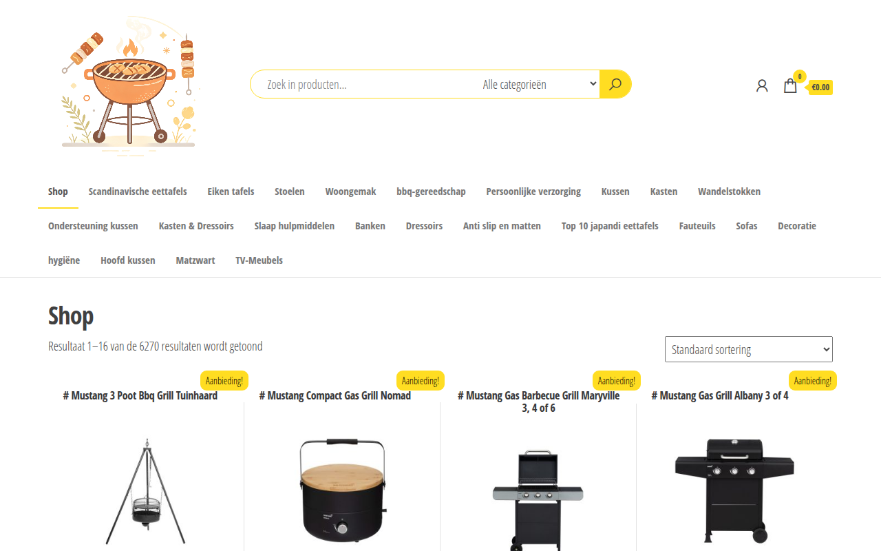 Screenshot van eenvoudkamer.com