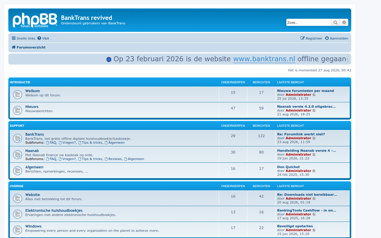 Screenshot van ehhb.nl