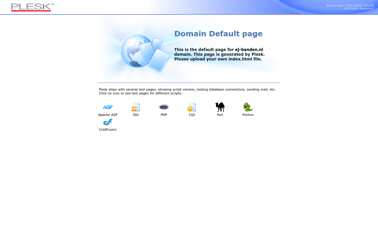 Screenshot van ej-banden.nl