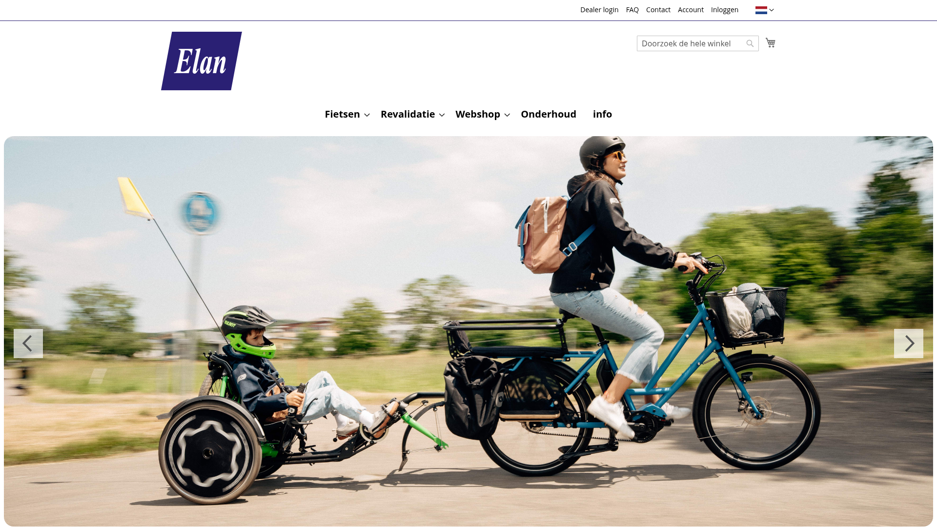Screenshot van elan.cc
