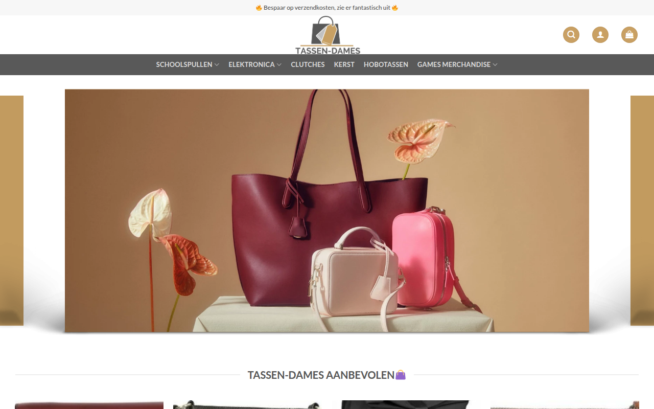 Screenshot van electronicverkoop.com