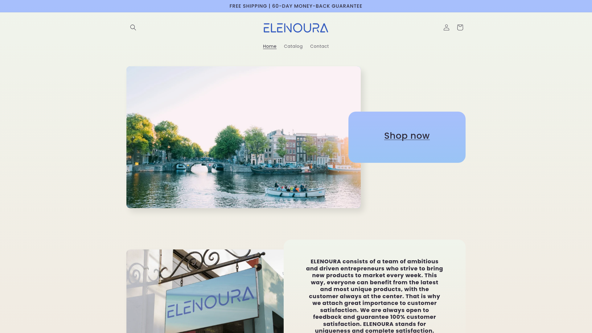 Screenshot van elenoura.com
