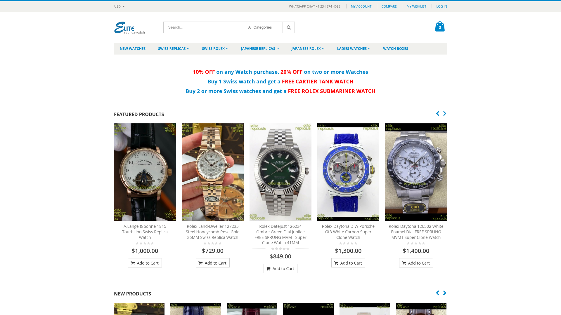 Screenshot van elitereplicawatch.is