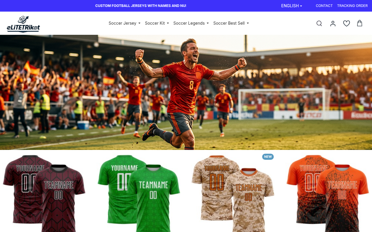 Screenshot van elitetrikot.com