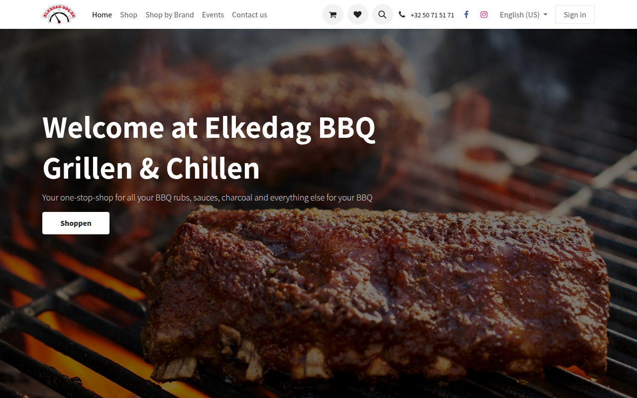 Screenshot van elkedag-bbq.be