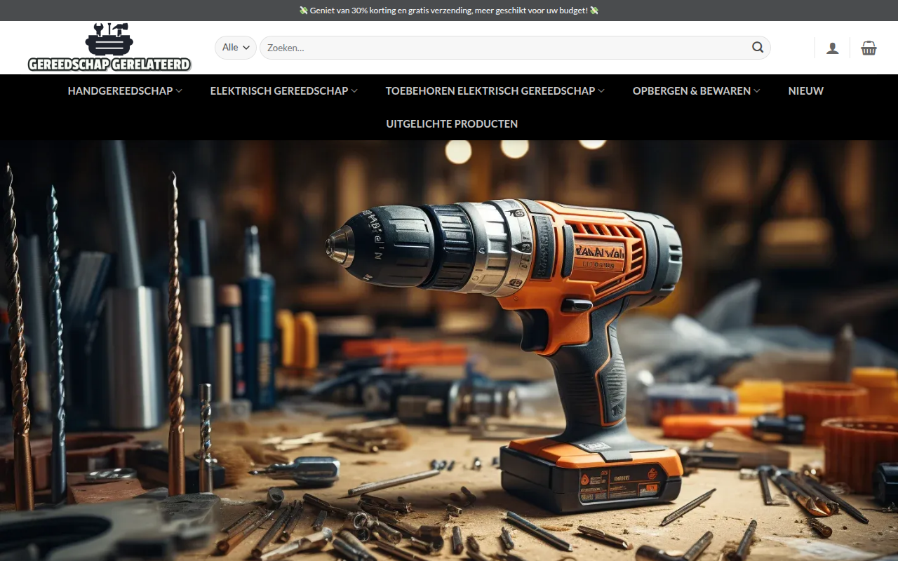 Screenshot van elkegereedschap.com