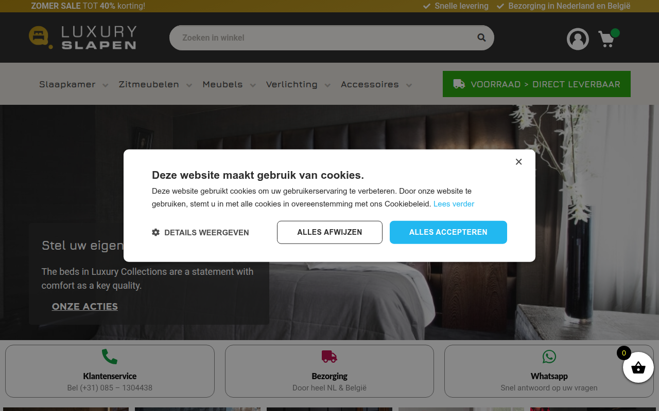 Screenshot van ellda.nl