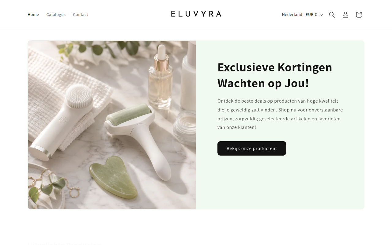 Screenshot van eluvyra.com
