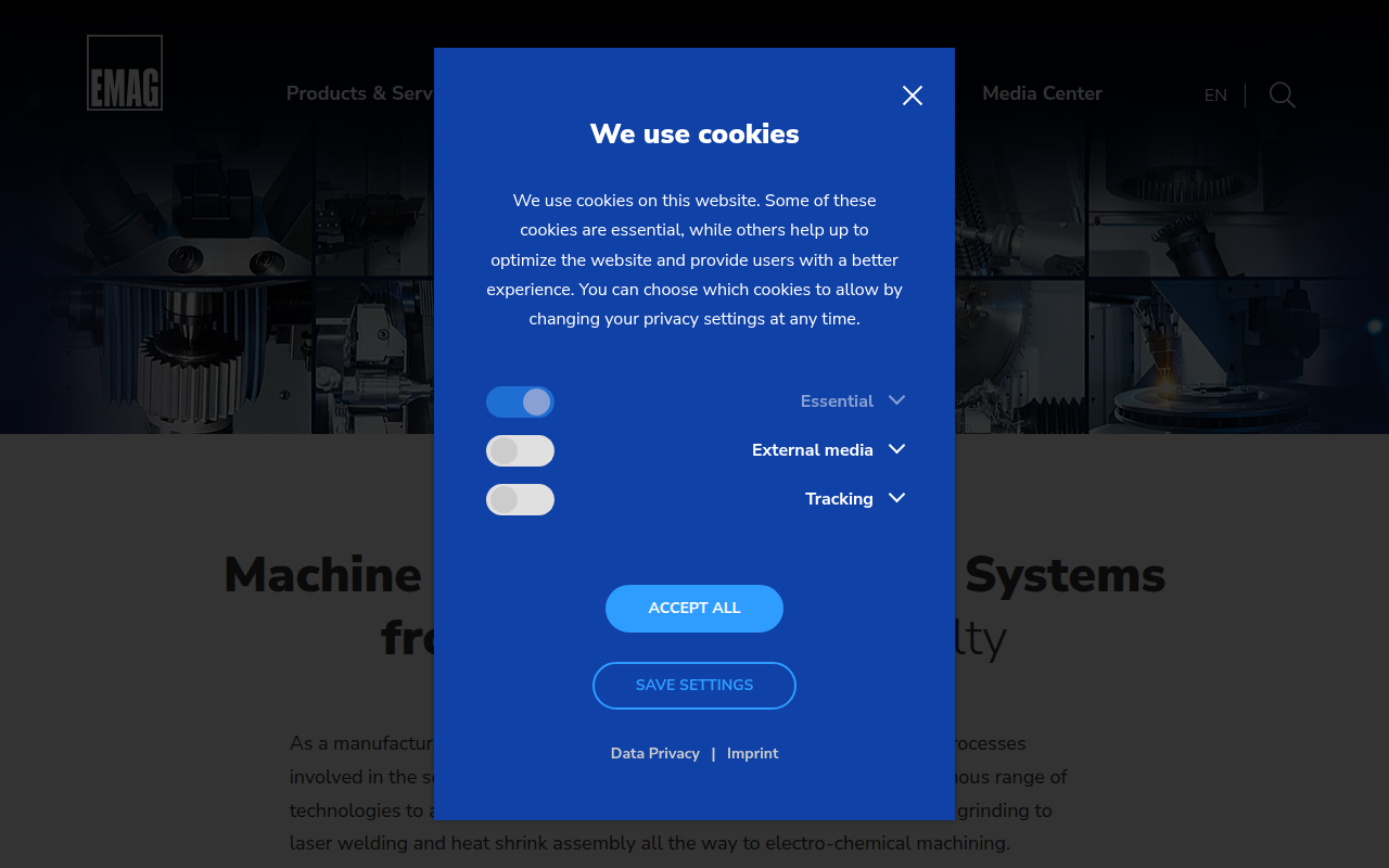 Screenshot van emag.com