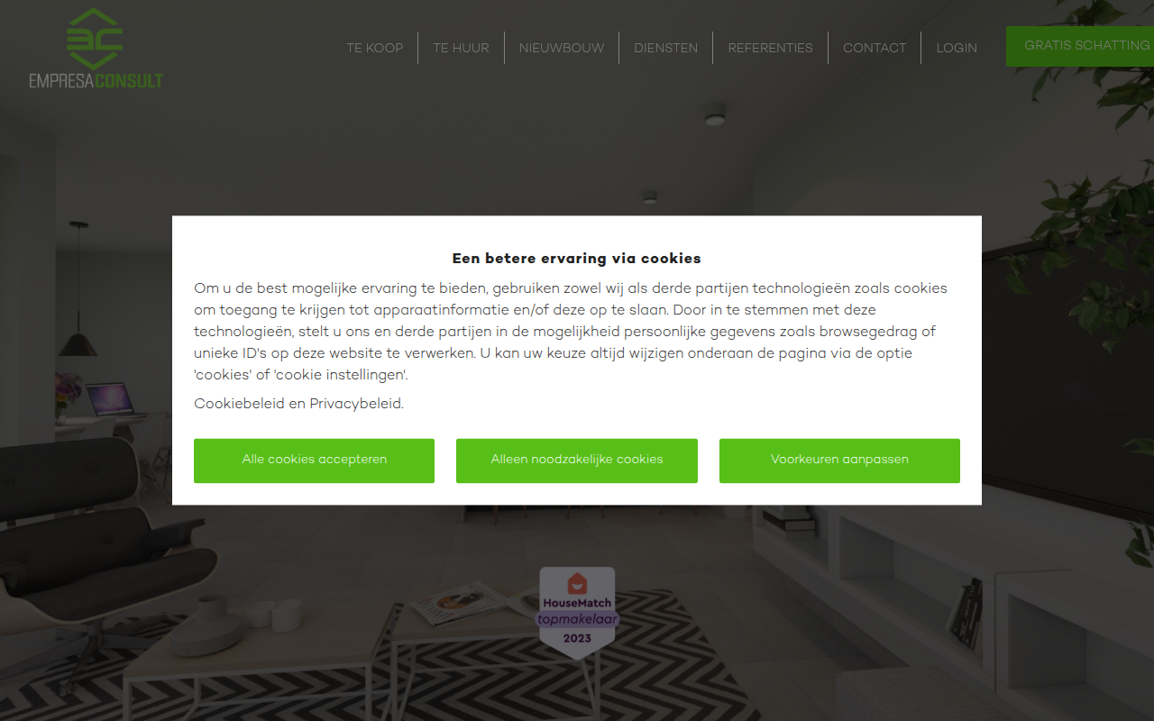 Screenshot van empresaconsult.be