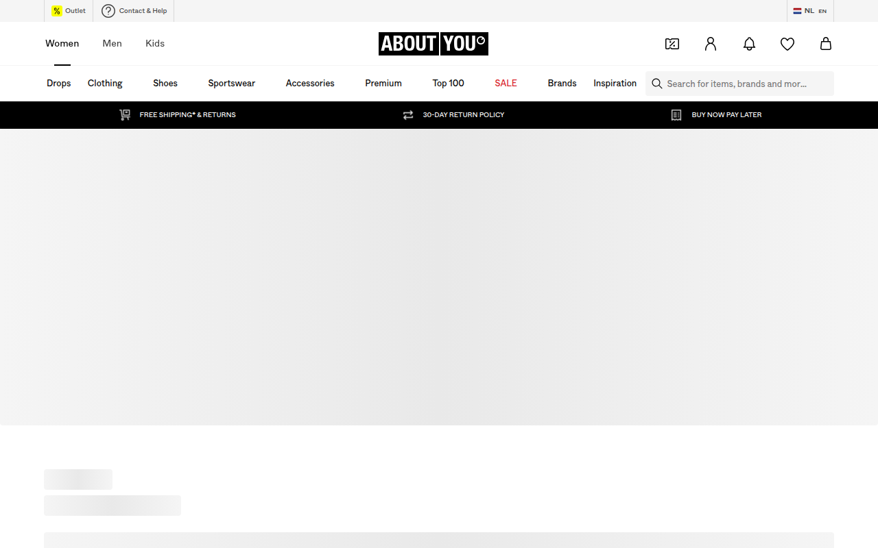 Screenshot van en.aboutyou.nl