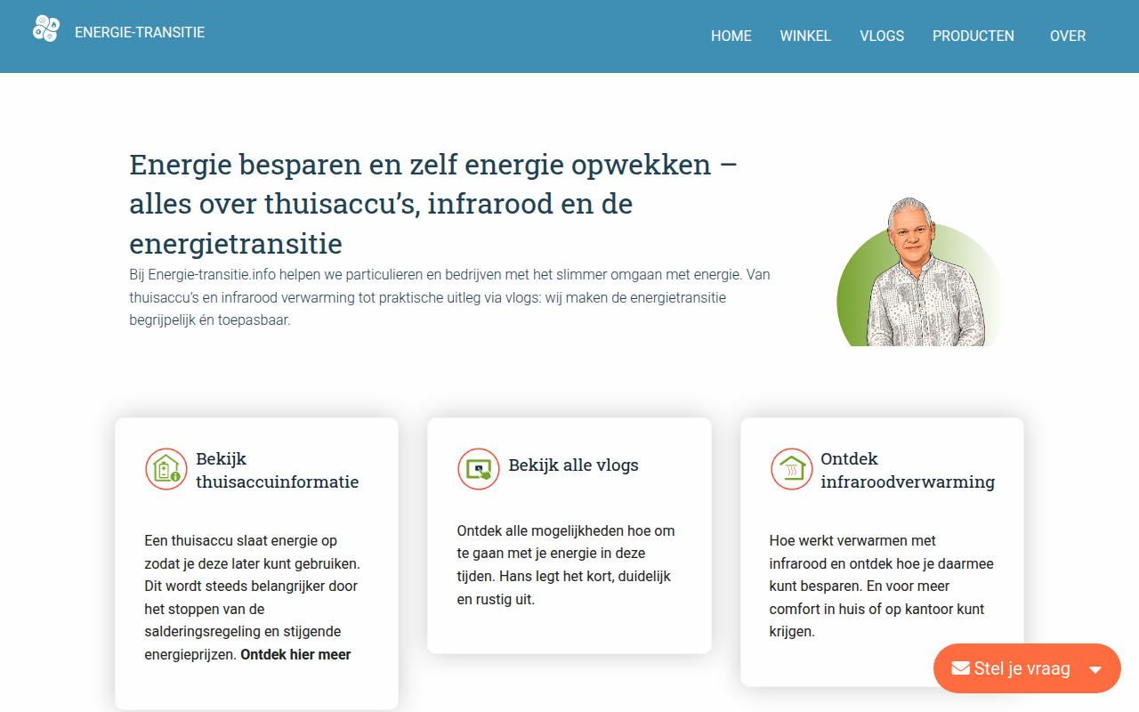 Screenshot van energie-transitie.info