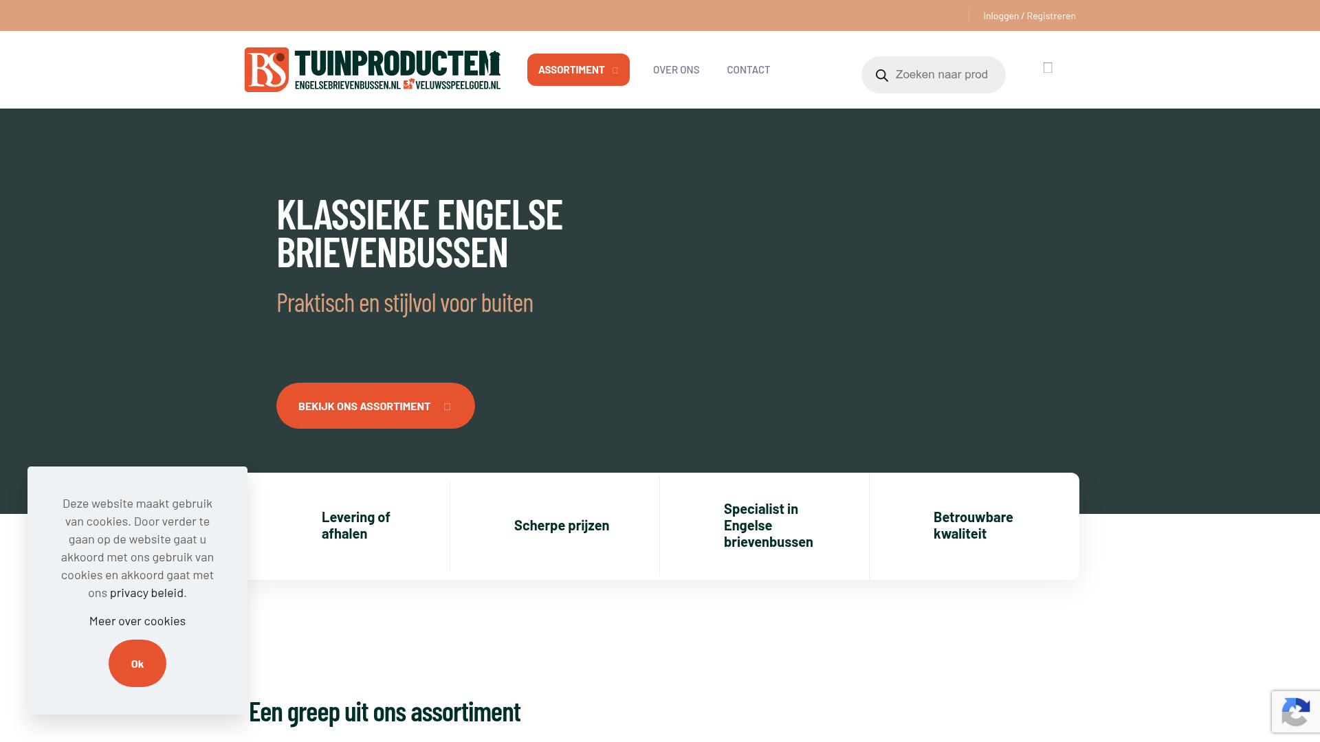 Screenshot van engelsebrievenbussen.nl