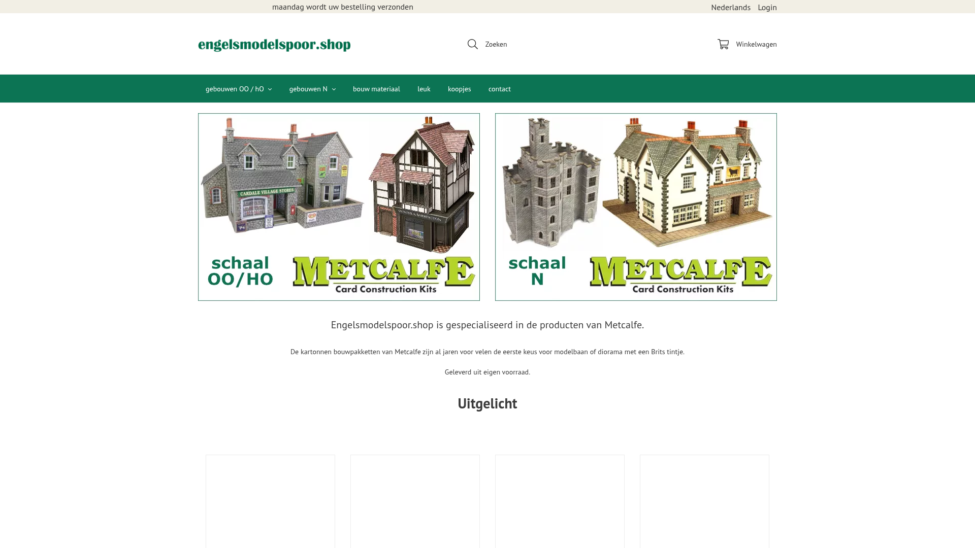 Screenshot van engelsmodelspoor.shop