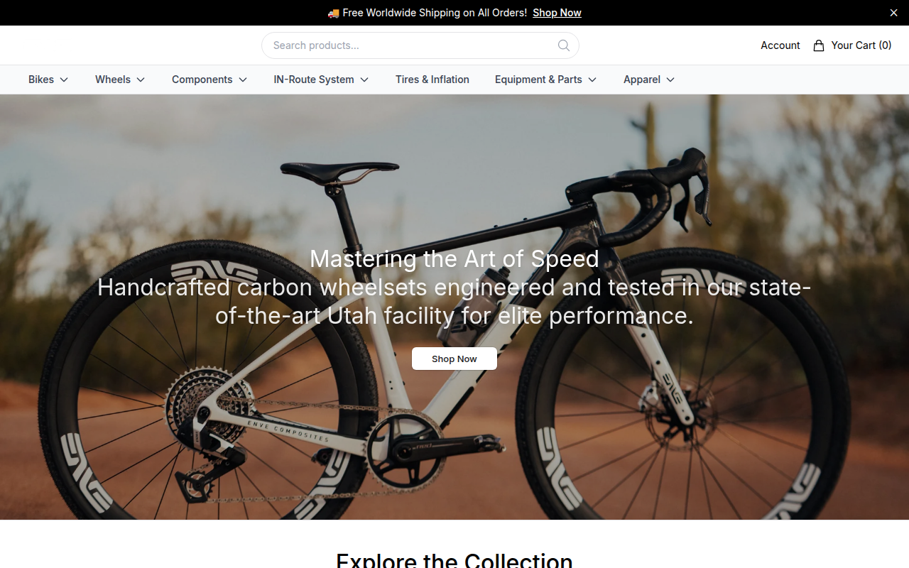 Screenshot van envesports.shop