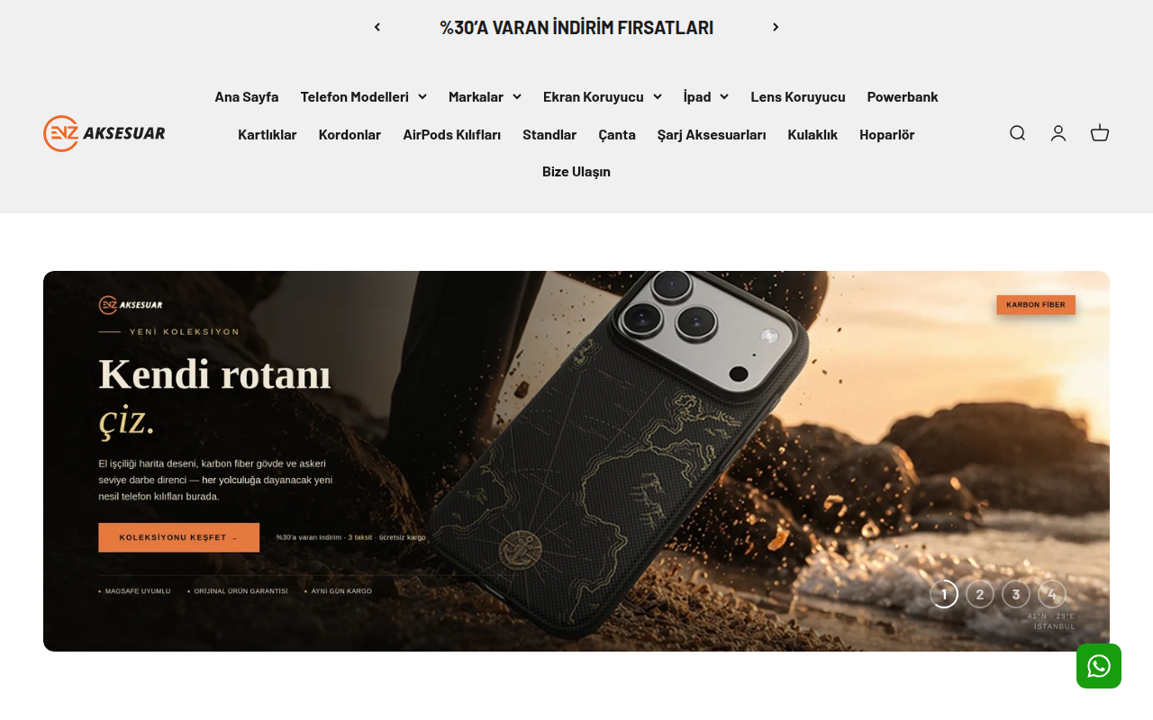 Screenshot van enzaksesuar.com