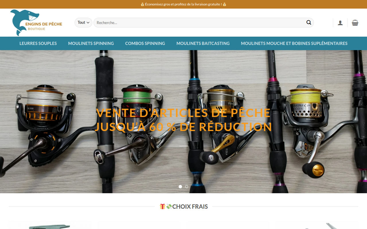 Screenshot van equipementdepeche.com