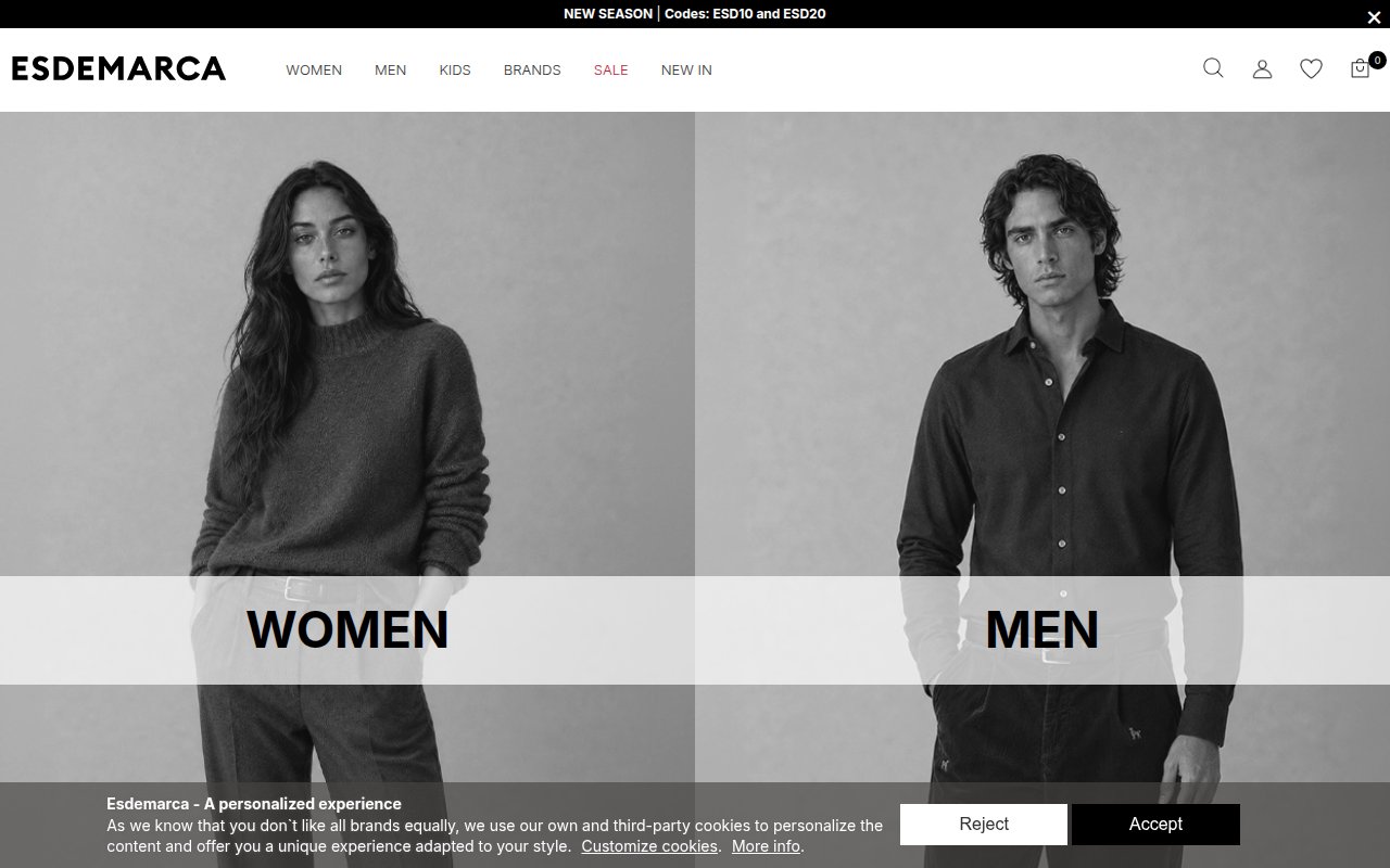 Screenshot van esdemarca.com