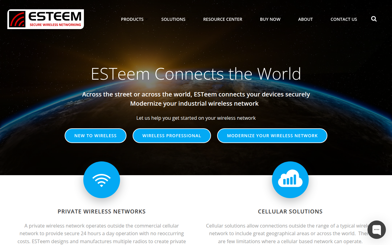 Screenshot van esteem.com