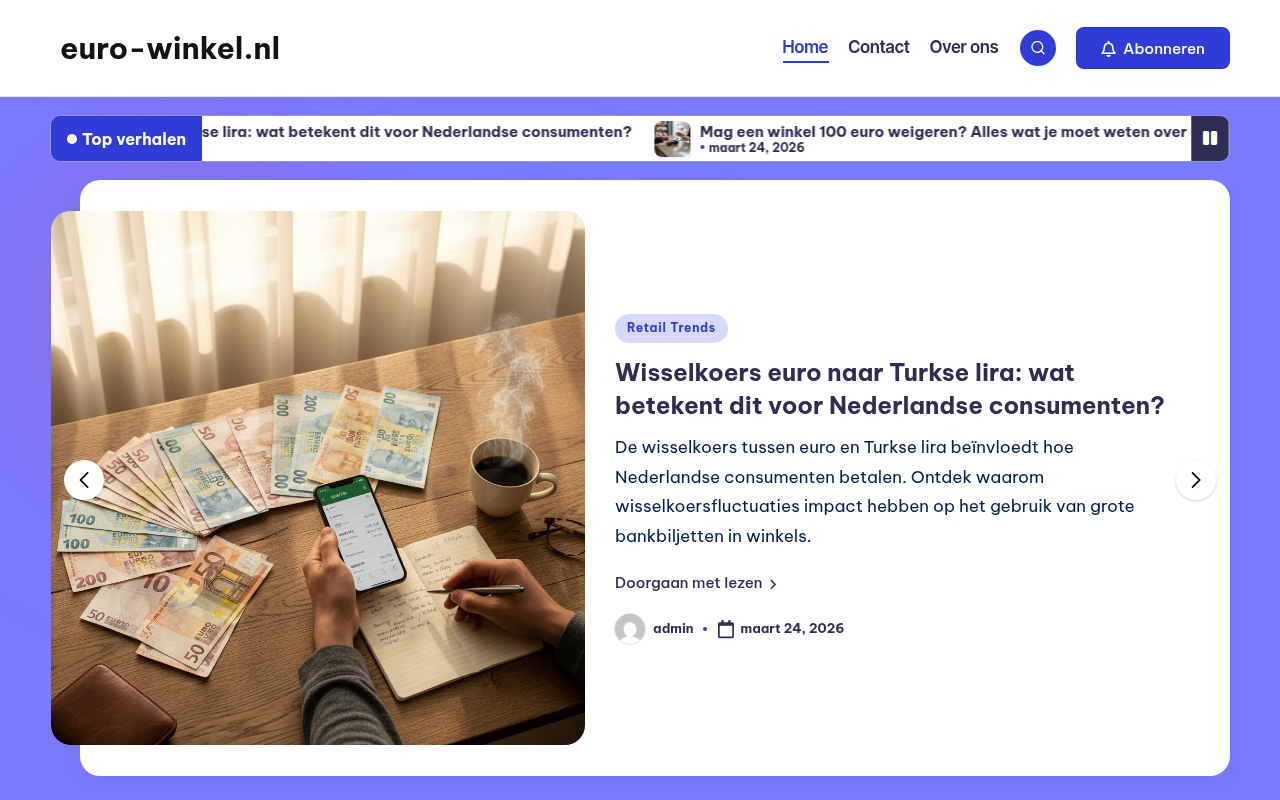 Screenshot van euro-winkel.nl