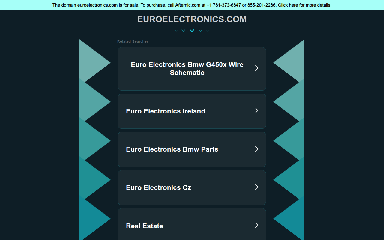 Screenshot van euroelectronics.com