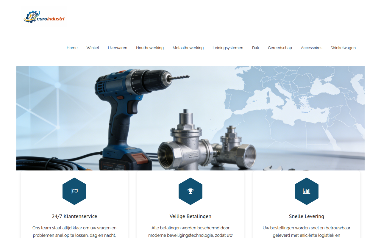 Screenshot van euroindustri.com