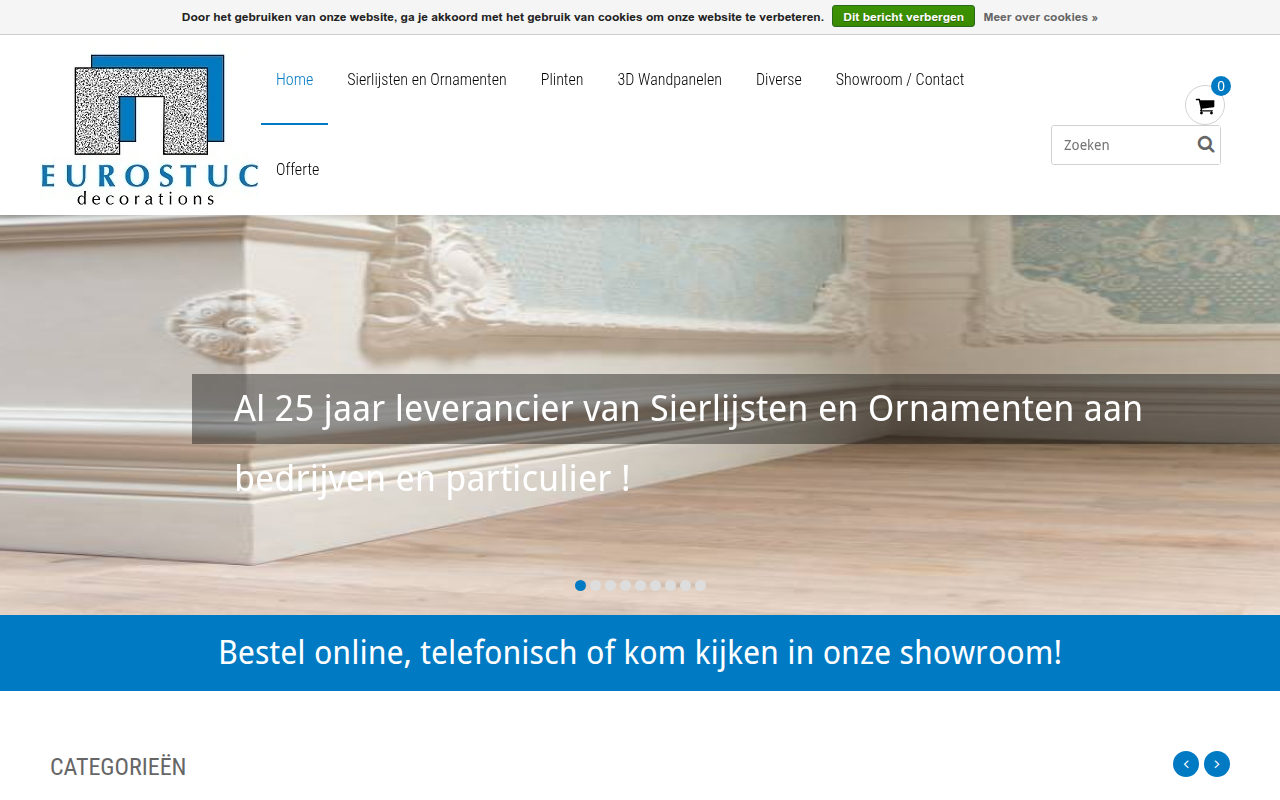 Screenshot van eurostucdecor.nl