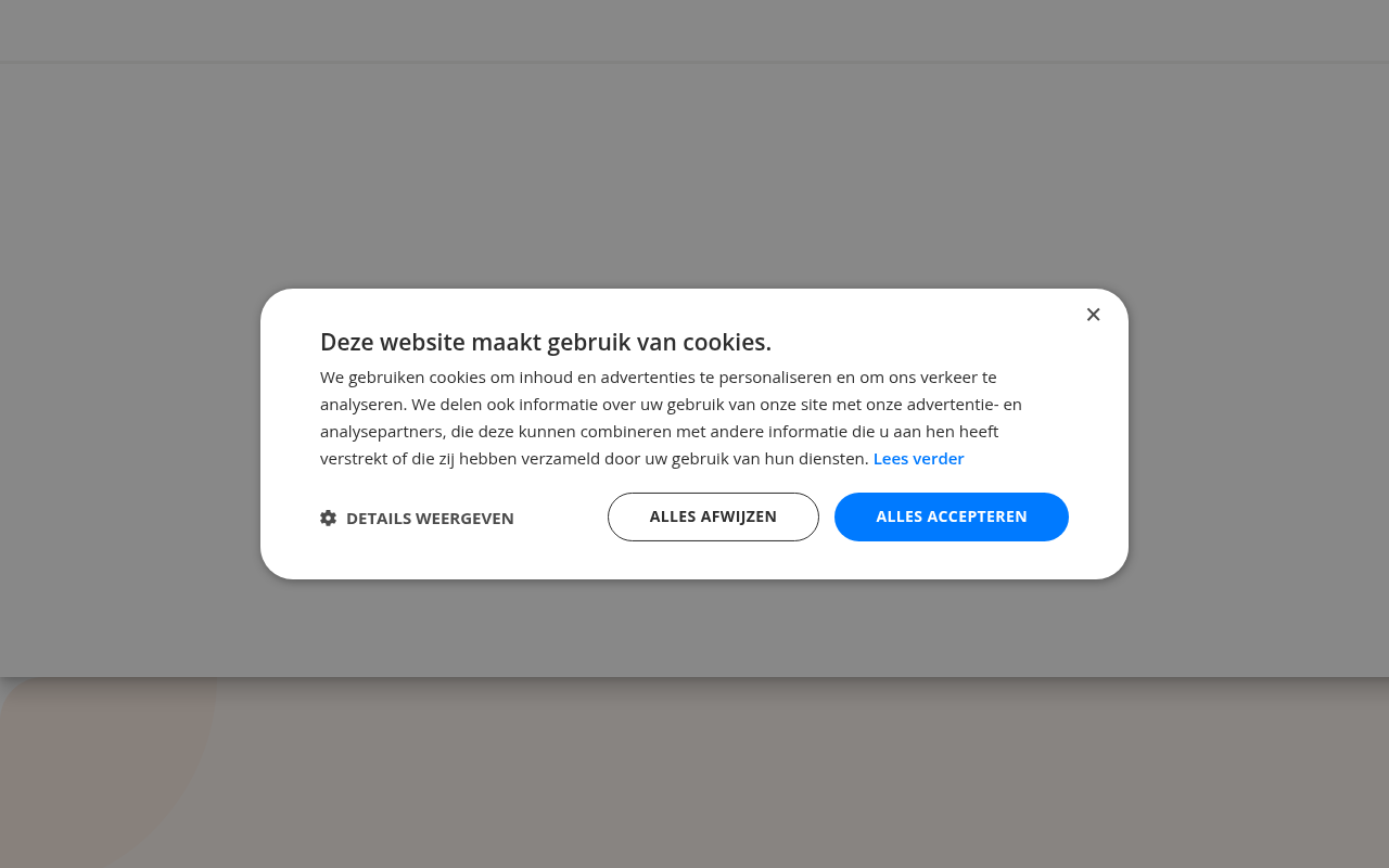 Screenshot van eyescan.nl