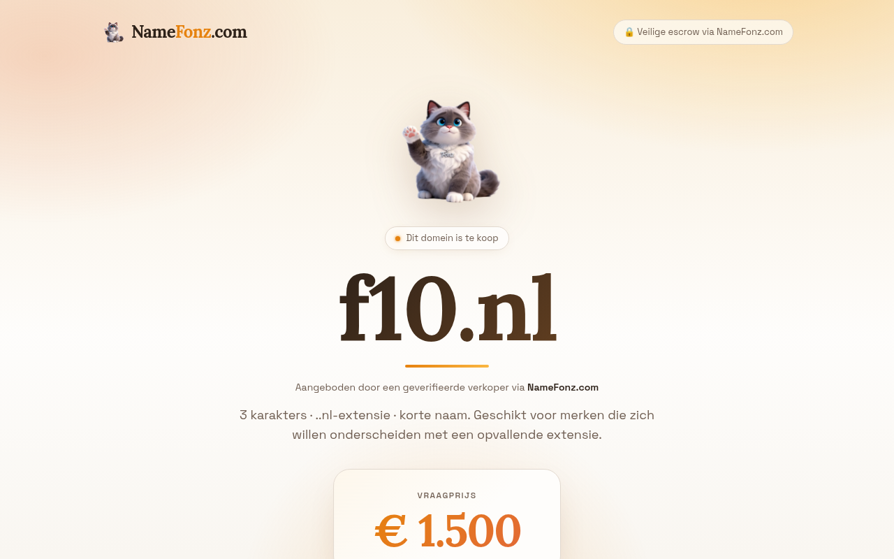 Screenshot van F10